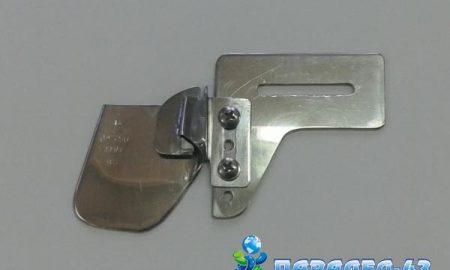 Single hem attachment for straight stitch sewing machines